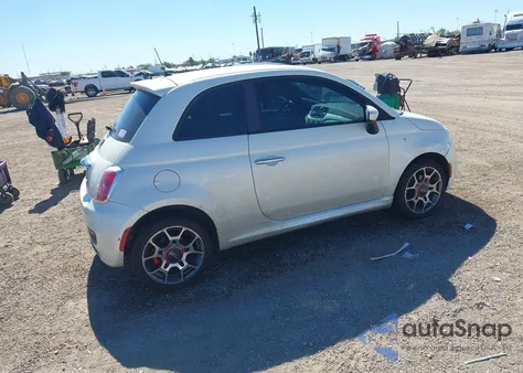 2013 Fiat 500 Sport from USA, damaged, VIN 3C3CFFBR4DT533203